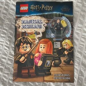 Lego Harry Potter magical mishaps activity book and minifigure